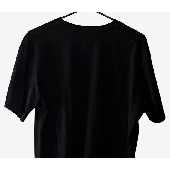 Imaginary Foundation Mens Large Fluid Rapture Crew Neck Shirt Black Orange Pink - Picture 4 of 6